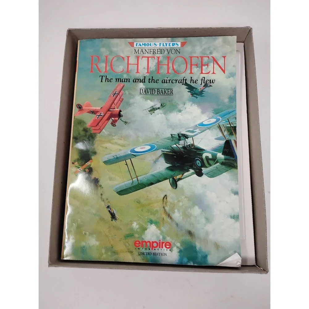 Empire Interactive Dawn Patrol PC Game 1994 Big Box WWI Aerial Combat Sim Set